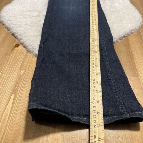 Banana Republic Womens Bootcut Flap Pocket Denim Jeans Dark Wash Size 4R - Picture 12 of 12